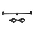 thumbnail image 3 of Fishing Rod Holder, Black Carp Fishing Bracket Stand Stable Portable Compact  For Variety Of Pole Rack Applications 2 Heads 30cm Bracket + 2 Head, 3 of 8