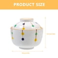 thumbnail image 3 of Creative Ceramic Stew Pot Kitchen Gadget Novel Soup Bowl Food Container with Lid, 3 of 8
