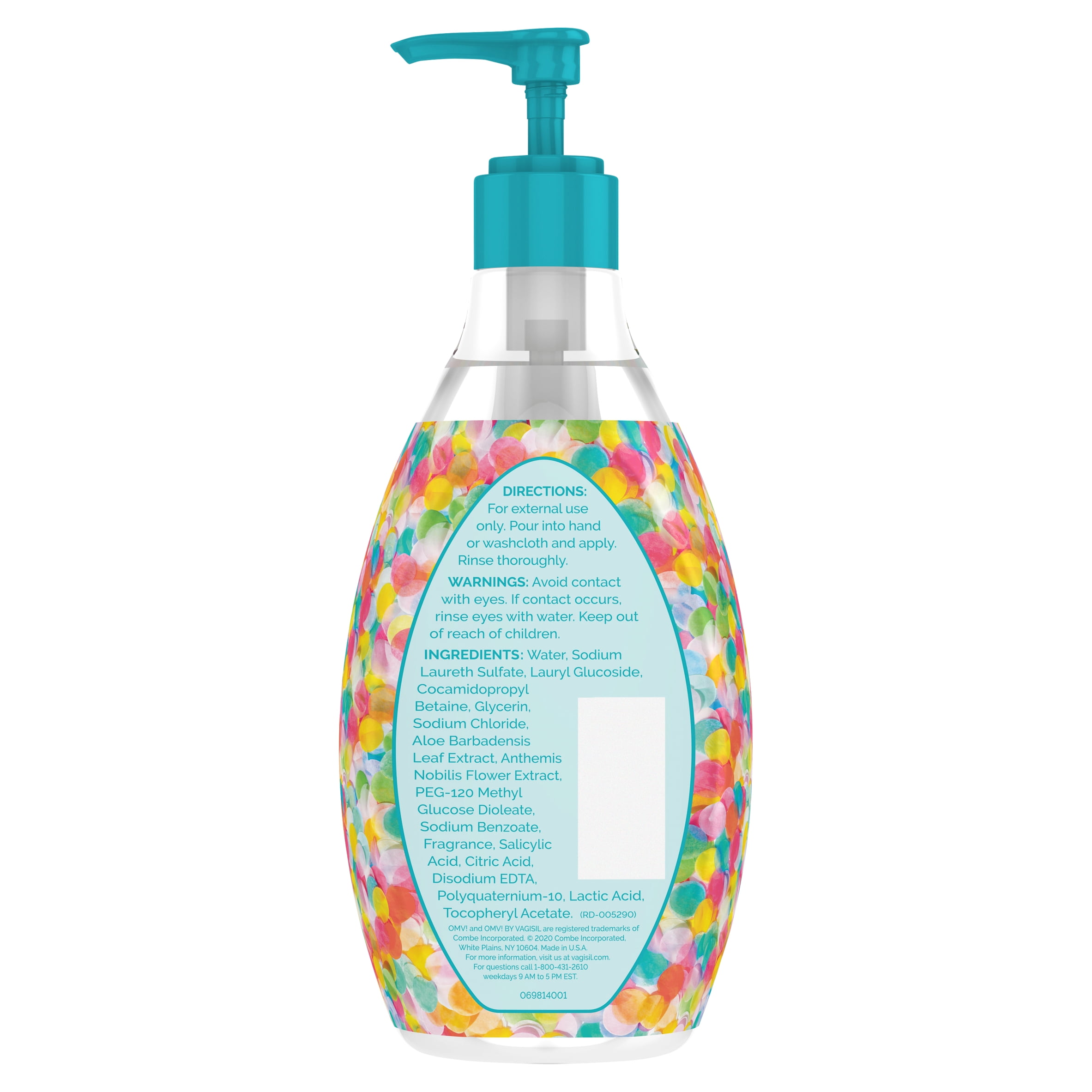 OMV! by Vagisil All-Day Fresh Feminine Wash, Vanilla Clementine Scent, 12 oz, 1 Count