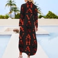 thumbnail image 3 of Havana Cuba Long Sleeved Shirt Dress dress for women Long veiled dresses dress party night, 3 of 7