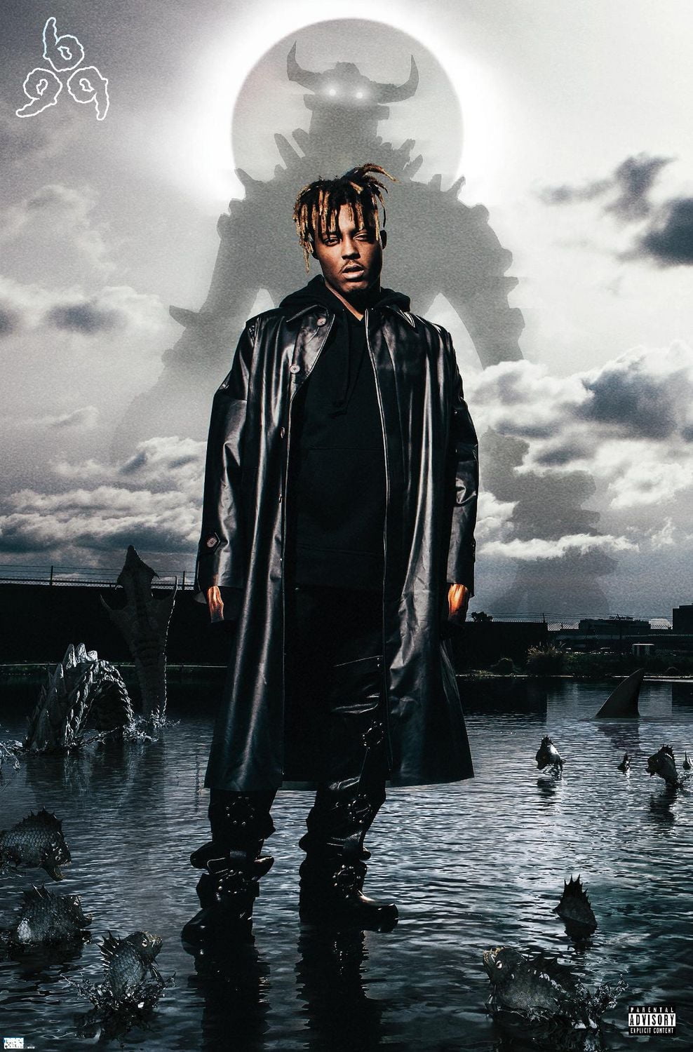 Juice WRLD - Fighting Demons Album Cover Wall Poster, 22.375" x 34"