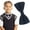 Dark Blue, variant on 1Pcs Kids Bow Ties, Adjustable Pre-Tied Bowtie Set for Baby Toddler, Assorted Colors for Wedding, Party, Photography, Birthday Performance
