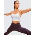 thumbnail image 3 of Top Deportivo CRZ YOGA Butterluxe con Espalda en Y, Sin Aros, Soporte Medio, Blanco, 3 of 6