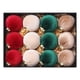 thumbnail image 4 of Adorno Navideño de Bola, Diseño Irresponsable, Ligero y Seguro, Ideal para Árboles y Coronas, Decoración Navideña Versátil, Bodas y Fiestas, Juego de 12 Piezas, 4 of 6