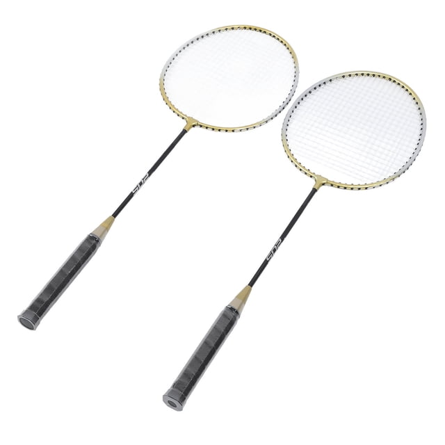 Raqueta de Bádminton Racket de 2, Fácil de Operar a la Prueba de Impacto de la Raqueta de Shuttlecock de Aleación para Juegos de atrenamiento para adultos adolescentes adolescentes