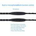 thumbnail image 3 of SURJDE 3 Packs Earbud Headphones with Remote & Microphone, in Ear Earphone Brass Sound Noise Isolating Tangle Free for iOS and Android Smart Phones, Laptops, 3 of 7