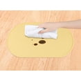 thumbnail image 3 of REGALWOVEN 6 Pack Silicone Placemats for Kitchen Dining Table Decor Washable Heat Resistant Table Placemats Wipeable Table Mat Light Yellow 15*10in, 3 of 7