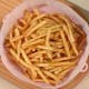 thumbnail image 4 of 1PC-Cesta de silicona para freidora de aire, bandeja de silicona para horno de freidora de aire, molde reutilizable para olla de freidora de aire, molde para pizza, pollo frito, 4 of 6