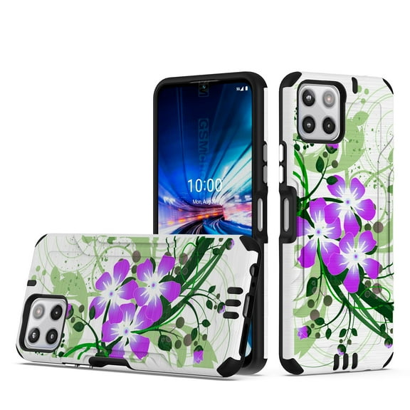 For Celero PLUS 5G 2023 / Celero 5G  Lining Phone Cover Case - Green Floral