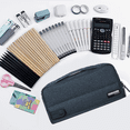 thumbnail image 4 of Estuche para pluma estilográfica Estrela, color gris, bolsa de exhibición con soporte para bolígrafo de lona impermeable, 4 of 5
