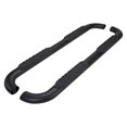 thumbnail image 1 of TrailFX Nerf Bar A1003B TFX 4 Oval Tube Side Steps; With Step Pads; 4 Inch Oval Bent; Titanium Black; Mild Steel; With Welded End Caps; Rocker Panel Mount, 1 of 4