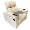 thumbnail image 1 of Sillon Reclinable Reposet con mesa y portavasos para cinema en casa en tactopiel Uso rudo Mobydec Sine Sillon reclinable reposet minimalista, 1 of 3