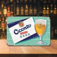 thumbnail image 2 of Placa Metal Vintage Oconto Pintura Hierro Rectangular Arte La Pared 30x20cm, 2 of 9