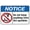 Warning Sign 2, variant on Do Not Lean On Barrier Sign - 8"x12" Outdoor Safe Sign, Rustic Metal Decor for Home Business