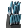 thumbnail image 4 of Cuchillos Oster Lindbergh set de 14 piezas con block de madera, 4 of 4