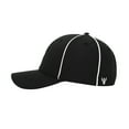 thumbnail image 2 of Great Call Athletics | Professional Referee Hat | Black White Poly Spandex Football Lacrosse Cap | Large/XL (7 3/8 - 7 5/8), 2 of 7