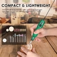 thumbnail image 4 of 12V Mini Rotary Tool Portable Electric Grinder 5000-15000rpm Variable Speed Rotary Cutter with 24Pcs Attachments for Crafting Projects and DIY Creations, 4 of 8