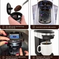 thumbnail image 3 of Reusable K Cups for Keurig, Universal Refillable Coffee Filters for Single Serve Coffee Maker, 3-Pack of Reusable Pods, Black, 3 of 9