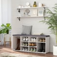 thumbnail image 4 of YANGLI 47.3 Inch Extra Long Wall Shelves Set of 2 - White Floating Shelves with Metal Brackets, 4 of 6