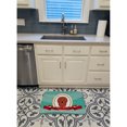 thumbnail image 3 of Carolines Treasures BB1524RUG Longhair Red Dachshund Merry Christmas Machine Washable Memory Foam Mat 19 X 27", 3 of 4