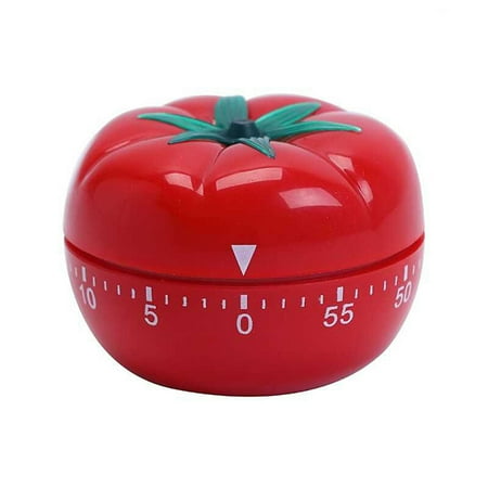 

Tomato Timer Creative Kitchen Mechanical Timer Timer Reminder 1-60min 360 Degree Minuterie timer Hot Sale
