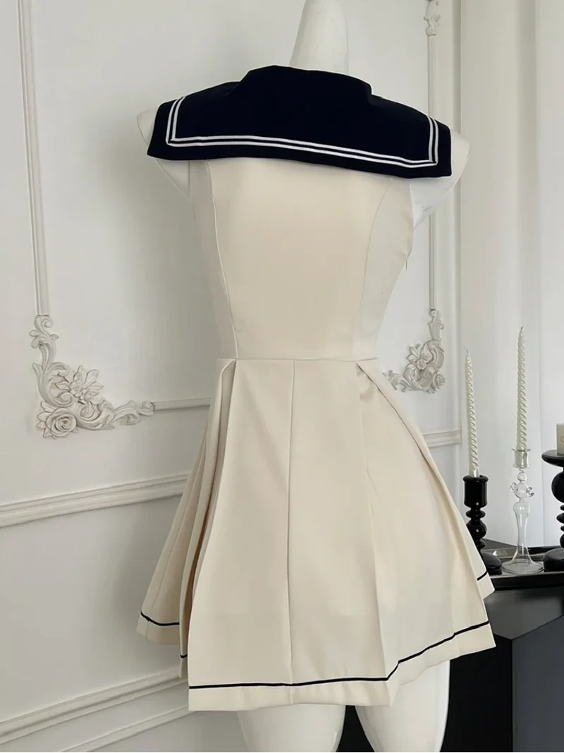 Summer French Vintage Sleeveless 2000s Aesthetic Mini Bow