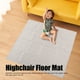 thumbnail image 5 of Silla Alta Para Bebé Con Tapete De Piso, Tapete De Juego Antiderrapante Con Respaldo De Látex Granulado Para Protección Contra Salpicaduras, Para Bebés, Niños Pequeños,, 5 of 7