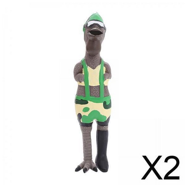 Divertido pollo chillón,Juguete de goma para masticar perros,juguete interactivo,Juguete de látex con forma de pollo chillón,juguetes para perros chillones,Pollos de goma chillones para