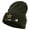 Olive, variant on Star US Army Embroidered 12 Inch Long Knitted Beanie - Black OSFM