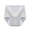 Grey, variant on Women Mid Rise Underwear, Extended Absorbent Liner Anti Side Leak Briefs Washable Reusable Menstrual Panties Black L