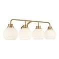 thumbnail image 6 of Meridian M80082BN 4-Light Bathroom Vanity Light in Brushed Nickel, 6 of 7