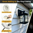 thumbnail image 2 of Octagon Siding Mounting Kit, 8141 Vertical Lamps Plate Light Blocks for 1/2inch Lap White, 2 of 6