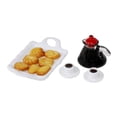 thumbnail image 1 of 1 Ensemble de Mini Cuisine Décorative Ensemble de Café Résistant à l'Usure pour Bureau, 1 of 8