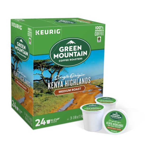 Green Mountain Coffee Single Origin FairTrade Kenya Highlands Keurig K
