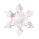 thumbnail image 4 of Snowflake Ornament, Transparent Exquisite Beautiful Decoration Accessory 24 Pcs  For Christmas Trees For Parties Weddings Decor ANGGREK Adorno de copos de nieve de 4,5 cm, 4 of 8