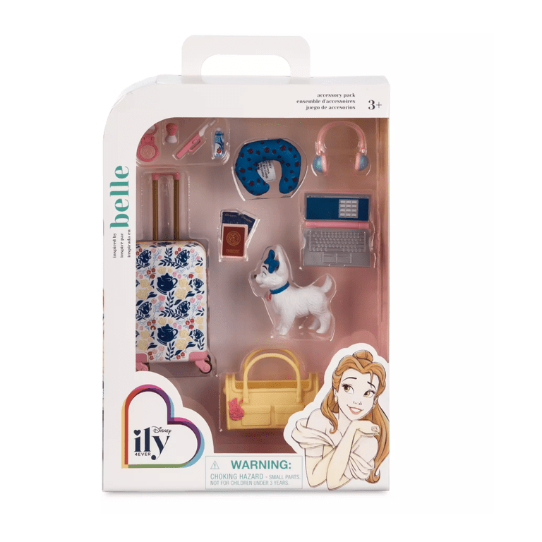 Disney ily 4EVER Accessory Pack, Dog and Suitcase Toy Set, Fits 11