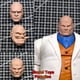 thumbnail image 2 of Cabeza de soldado Kingpin sin pintar a escala 1/12, modelo blanco de supervillano de Marvel, escultura de cabeza que se ajusta al cuerpo de una figura de acción de 6 pulgadas, 2 of 5