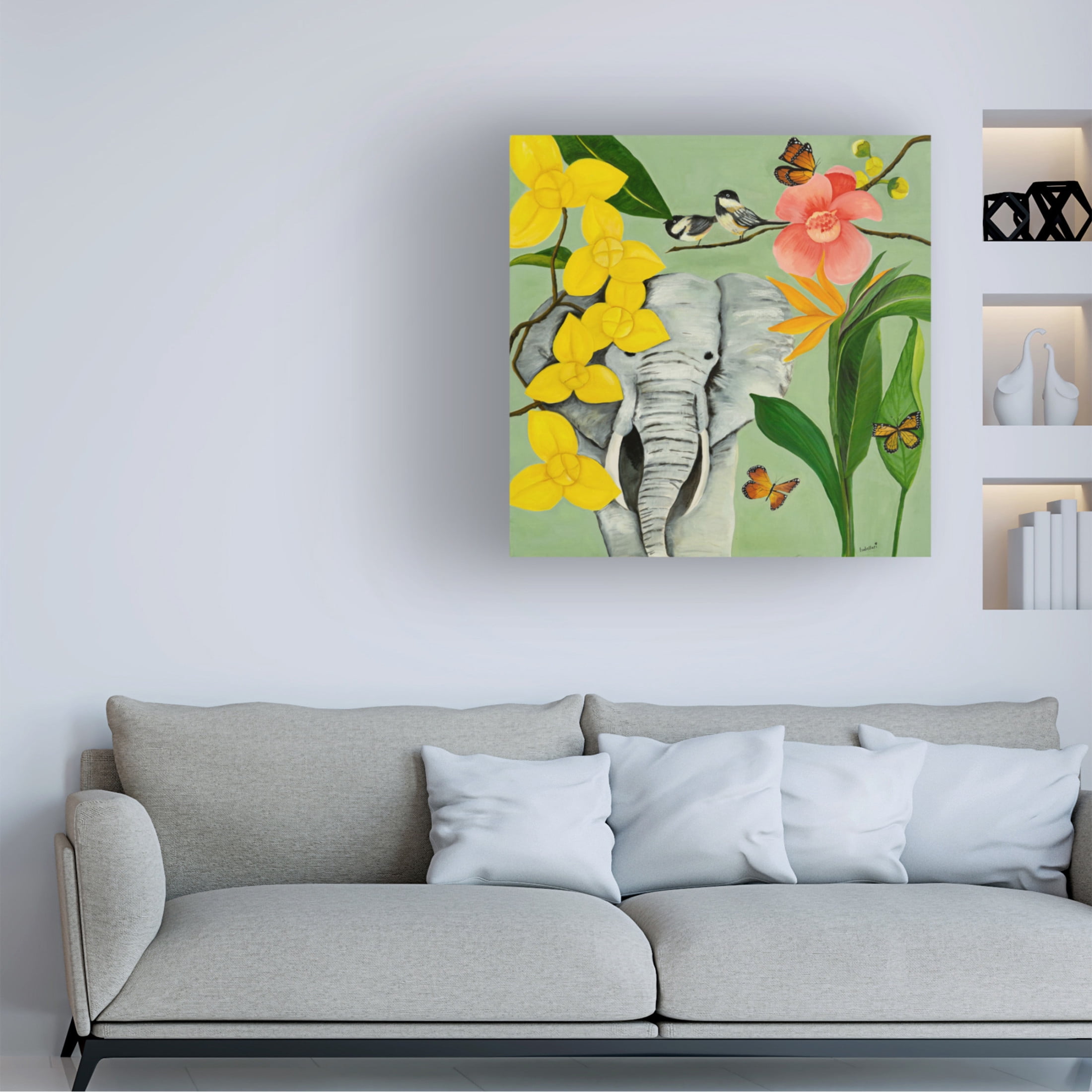 Trademark Fine Art Isabelle Ri  Gentle Giant Canvas Wall Art
