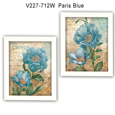 UPC: 0638845202695 | Trendy Decor 4U Farmhouse  Paris Blue Collection  2-Piece Vigenette by Ed Wargo