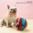 thumbnail image 5 of Dog Cat Snuffle Toy Snuffle Treat Ball Pet Interactive Toys Training Food Mat Feeding Ball Puppy Slow Feeder Portable Machine Washable, 5 of 5