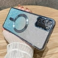 thumbnail image 5 of Galaxy Note 10+Plus Case Magnetic Glitter [Support Magsafe Charger] Anti-Scratch Shockproof Luxury Plated Clear Full Camera Protection Phone Cover Case for Samsung Galaxy Note 10 Plus-Blue, 5 of 13