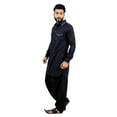 thumbnail image 2 of Saris and Things Black Pathani Suit for Men, 2 of 6