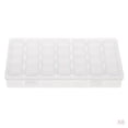thumbnail image 1 of Caja de almacenamiento de contenedores organizador de joyas de plástico de 8 piezas, caja de almacenamiento de plástico pequeña individual, 28 rejilla, 1 of 9