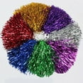 thumbnail image 2 of Trayknick 1 Pce Cheerleader Métallique Cheerleading Fête de Danse Équipe Match Sports Pompons, 2 of 13