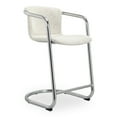 thumbnail image 3 of Moe's Home Collection Freeman Fabric Dining Chair -Set of Two White Color, 3 of 4