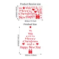 thumbnail image 1 of 1 pieza de pegatinas de pared extraíbles con diseño de árbol de Navidad, vinilo artístico para decoración de ventanas del hogar, 1 of 5
