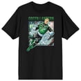 thumbnail image 5 of Green Lantern Core Guy Gardner on Black Ground Adult Crew Neck Short Sleeve T-shirt - 3XL, 5 of 7