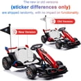 thumbnail image 6 of Akaber Electric Go Kart with Adjustable Seat, 24V 9AH Drift Kart with Dual 200W Motors, Crazy Go Cart for Kids Ages 6-12, Licensed BMW, LED Lights, Drift Mode and 2 Speed (Red), 6 of 10