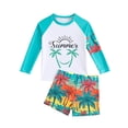thumbnail image 3 of Boys Rash Guard UPF 50+ Kids Swim Shirt Long Sleeve Fishing SPF Sun Protection Quick Dry Cooling for Youth 3-7Y, 3 of 9
