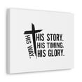 thumbnail image 2 of Scripture Walls Psalm 37:5 His Way Cross Christian Wall Art Bible Verse Print Ready to Hang Unframed, 2 of 18